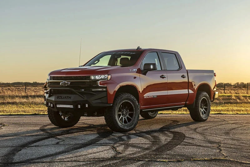 =6. Hennessey Chevrolet Silverado Goliath (công suất tối đa: 700 mã lực).