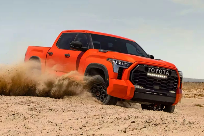 8. Toyota Tundra TRD Pro (công suất tối đa: 437 mã lực).