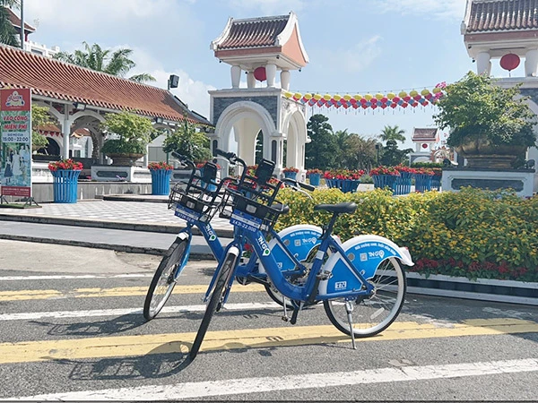 Vị trí đặt các trạm xe đạp công cộng gần các điểm thu hút khách