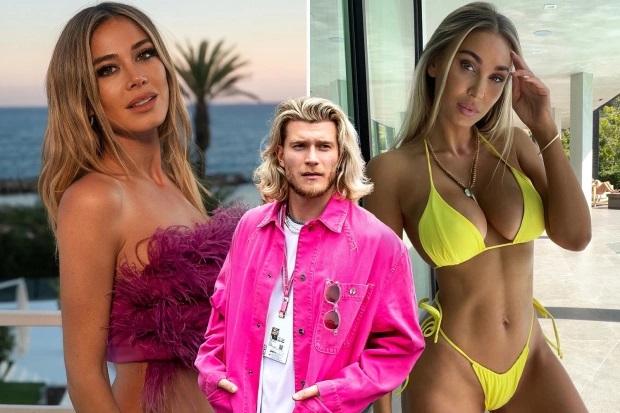 Nh&#x1EEF;ng b&#xF3;ng h&#x1ED3;ng t&#x1EEB;ng v&#xE2;y quanh Loris Karius