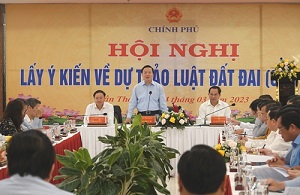 Lấy ý kiến 19 tỉnh, thành phía Nam cho Dự thảo Luật Đất đai sửa đổi