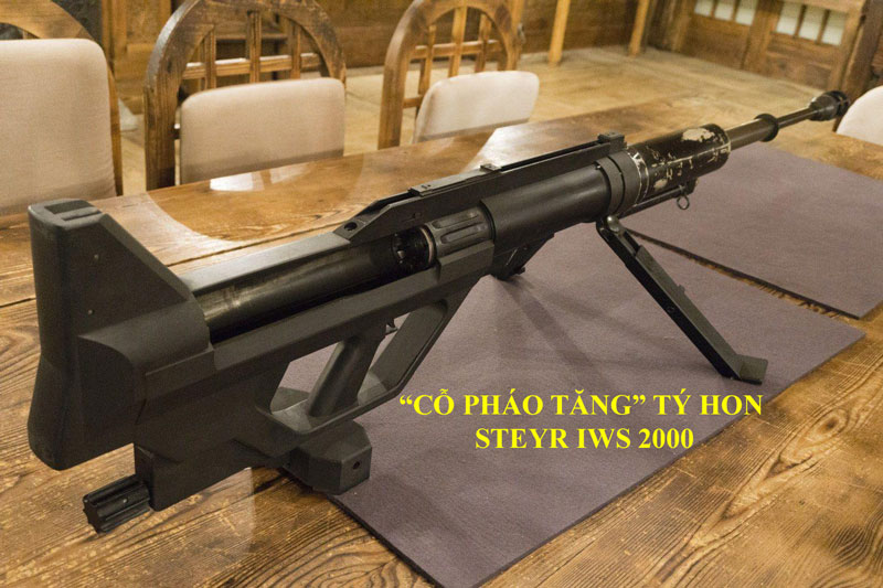 Clip: “Cỗ pháo tăng” tý hon Steyr IWS 2000