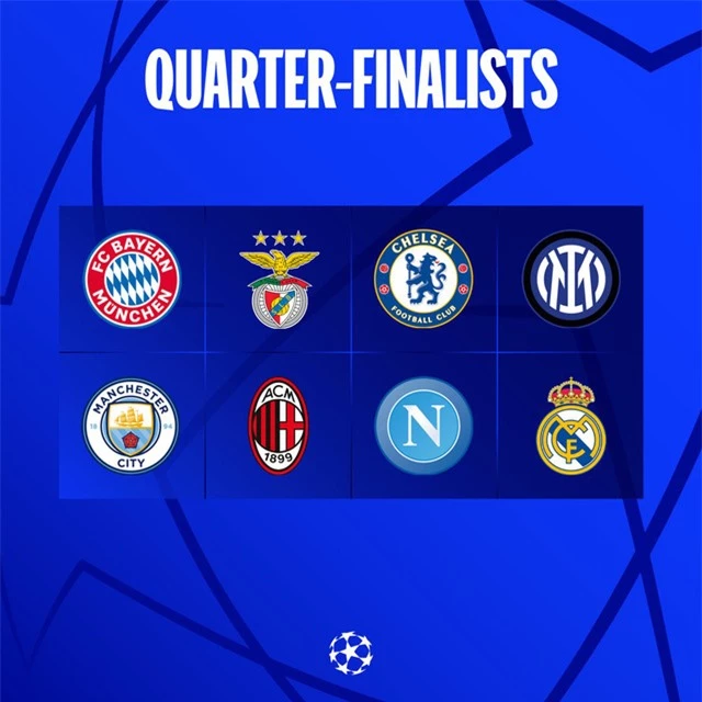 Xác định xong 8 cái tên lọt vào tứ kết UEFA Champions League 2022/2023 - Ảnh 1.