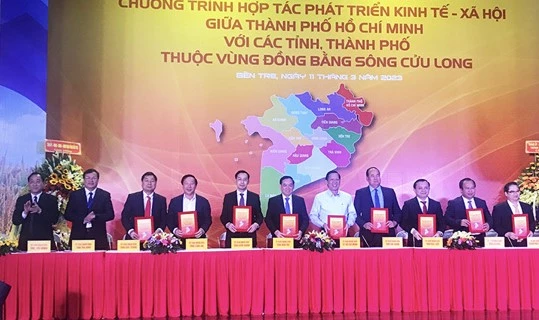 Nhiều dự án, công trình quan trọng được ký kết từ nay đến năm 2025 giữa TP Hồ Chí Minh và vùng ĐBSCL 