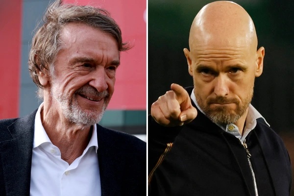 Ten Hag gặp Sir Jim Ratcliffe tại Carrington