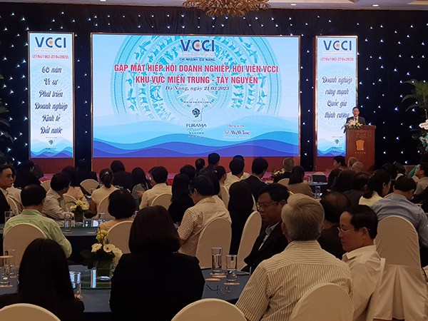 VCCI Đà Nẵng tổ chức gặp mặt các hiệp hội doanh nghiệp, hội viên VCCI khu vực miền Trung - Tây Nguyên chiều 21/3