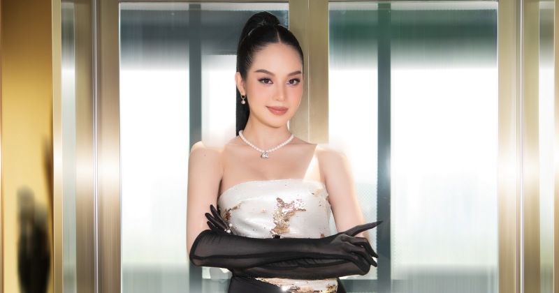 Hoa hậu Thanh Thủy diện trang phục cắt xẻ táo bạo, nhan sắc gây chú ý sau 3 tháng đăng quang