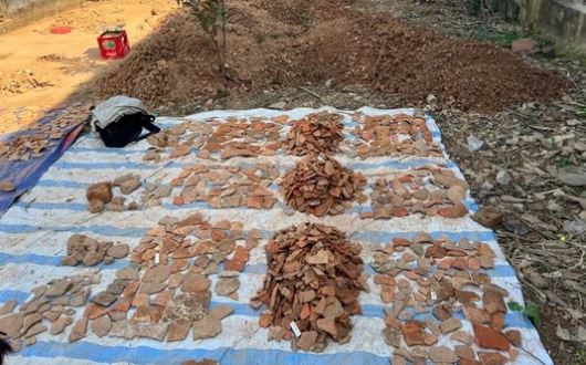 Phát hiện nhiều hiện vật khảo cổ ở di tích Thành Quèn