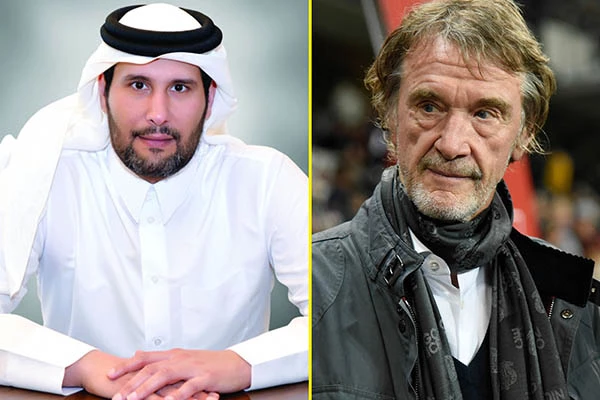 Sheikh Jassim bin Hamad al-Thani và Sir Jim Ratcliffe quyết mua M.U