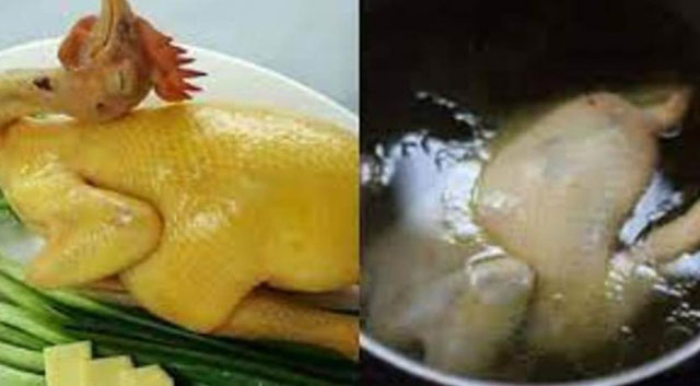 Luộc gà nên để úp hay ngửa mới đúng, tưởng đơn giản nhưng nhiều người không biết