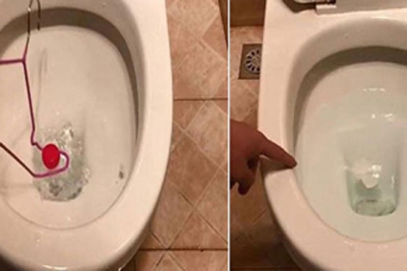 Bồn cầu tắc nghẽn: Chỉ cần dùng thứ này 5 phút sau nước chảy trơn chu, phụ nữ cũng làm ngon ơ