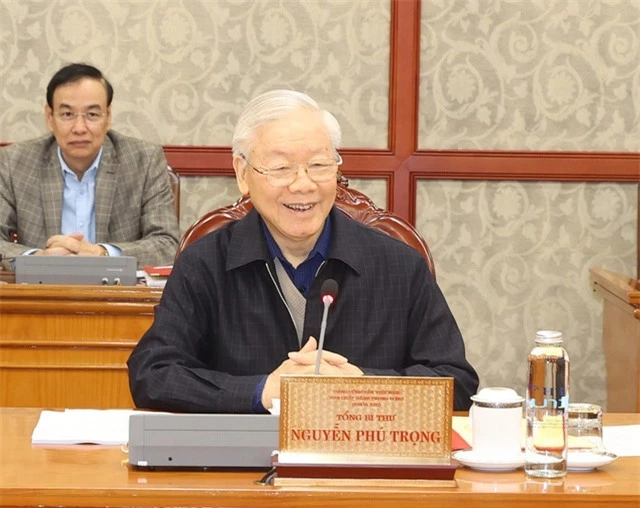 Tổng Bí thư Nguyễn Phú Trọng chủ trì cuộc họp Bộ Chính trị, Ban Bí thư - Ảnh 5.