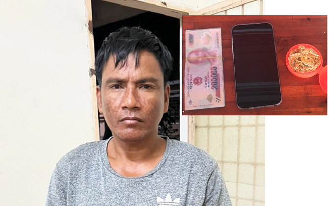 Bắt tạm giam đối tượng dùng thuyền đi trộm tài sản trên sà lan