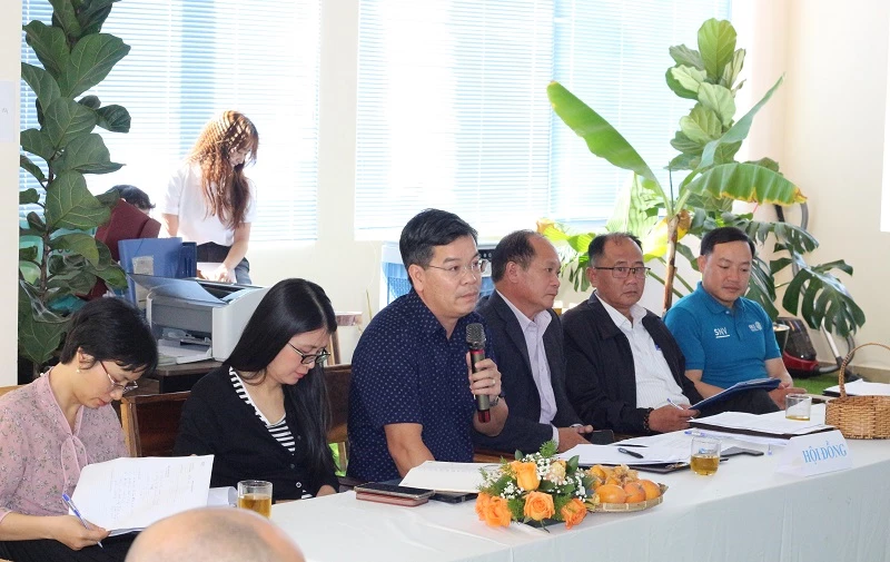 Ông Đỗ Minh Ngọc - Phó Giám đốc Sở Khoa học và Công nghệ tỉnh Lâm Đồng, thành viên hội đồng xét duyệt phản biện các kế hoạch kinh doanh.