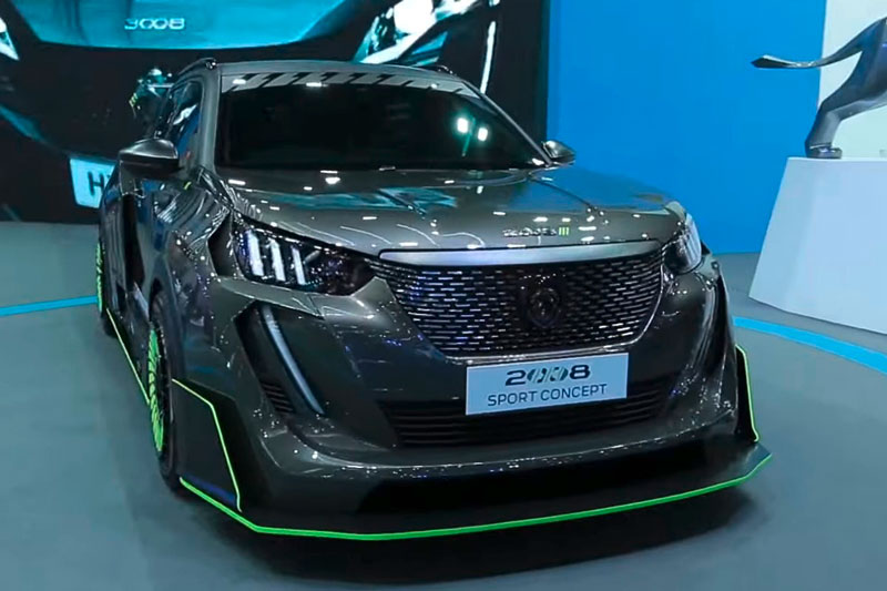 Chiêm ngưỡng vẻ hầm hố của Peugeot 2008 Sport Concept