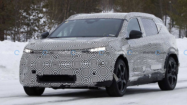 Xe điện Peugeot E-5008 lần đầu lộ diện