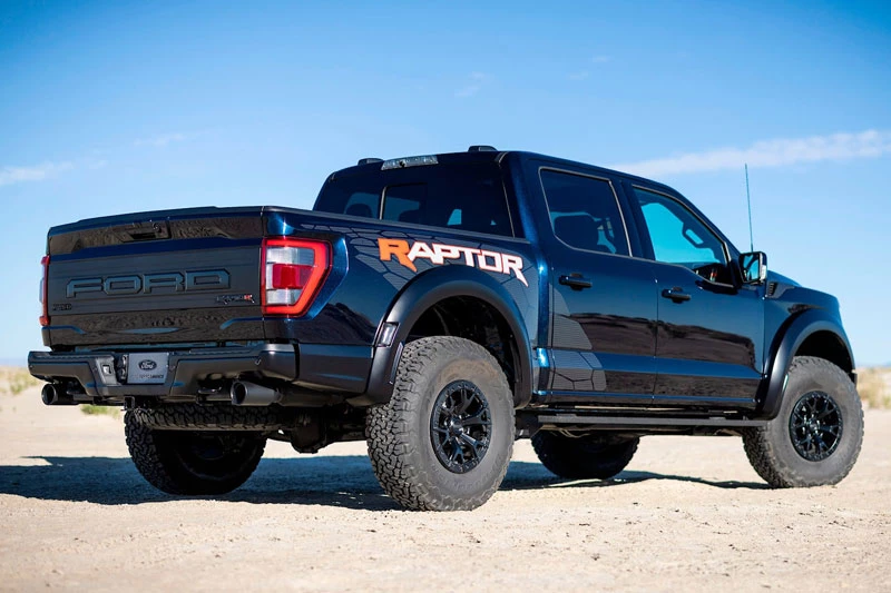 6. Ford F-150 Raptor 2023 (thời gian tăng tốc từ 0-96 km/h: 5,1 giây).