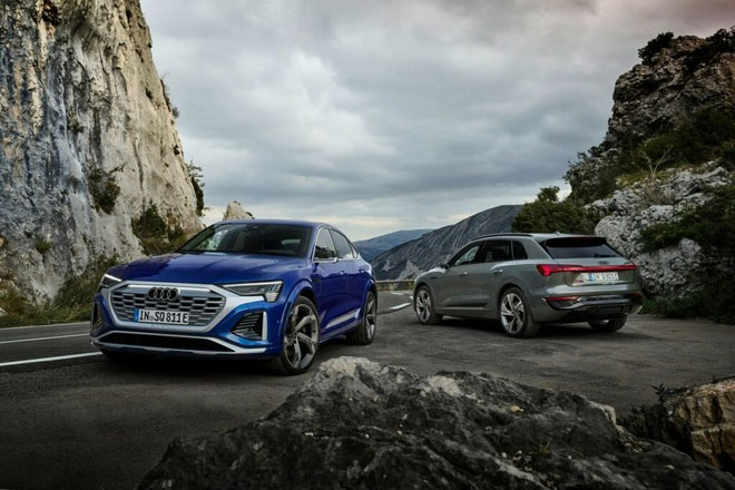 Audi Q8 e-tron 2024 ra mắt, giá bán dưới 75.000 USD