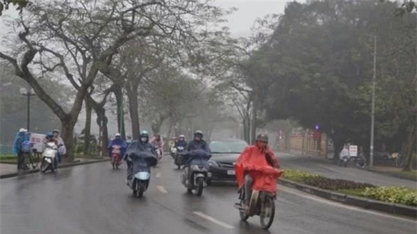 Dự báo thời tiết ngày 10/4/2023: Hà Nội có mưa phùn và sương mù, trời rét