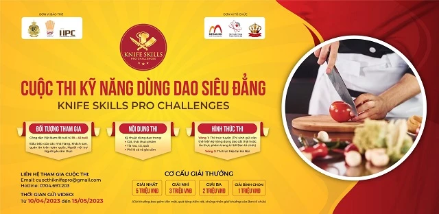 Cuộc thi "Kỹ năng dùng dao siêu đẳng" là cơ hội để