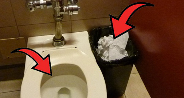 Đi vệ sinh xong nên vứt giấy vào bồn cầu hay thùng rác? Câu trả lời khiến bạn vỡ òa