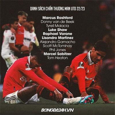 Hàng thủ của MU tiếp tục tan hoang vì chấn thương 1 Hàng thủ của MU tiếp tục tan hoang vì chấn thương 1