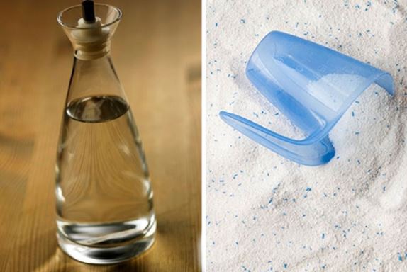 Trộn bột giặt với giấm trắng có ngay dung dịch nhà nào cũng cần