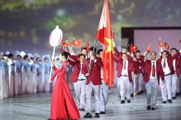 Đoàn Thể thao Việt Nam trong Lễ khai mạc SEA Games 31