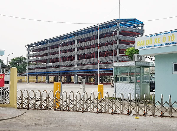 Bãi đỗ xe thông minh ở số 166 Hải Phòng (giai đoạn 1) sắp được Đà Nẵng đưa vào khai thác cuối tháng 4/2023