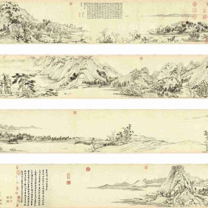 Phú Xuân Sơn Cư Đồ - bức tranh vô giá lẫn trong giấy vụn bán đồng nát 