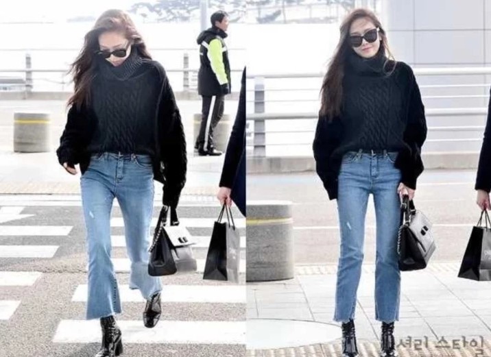 Cách phối đồ với quần ống loe đẹp như sao Hàn 