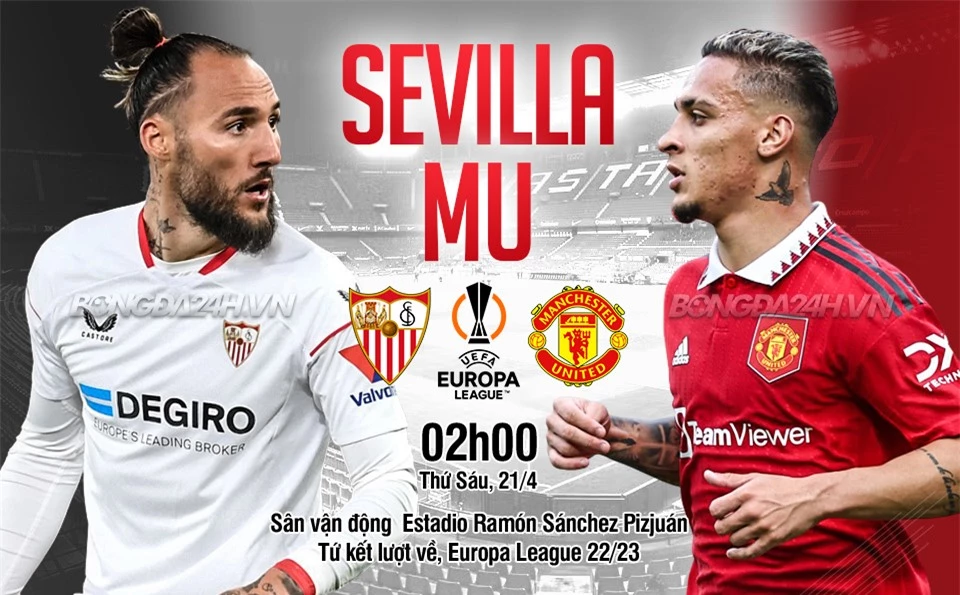 truc tiep bong da Sevilla vs MU cup c2 europa league hom nay