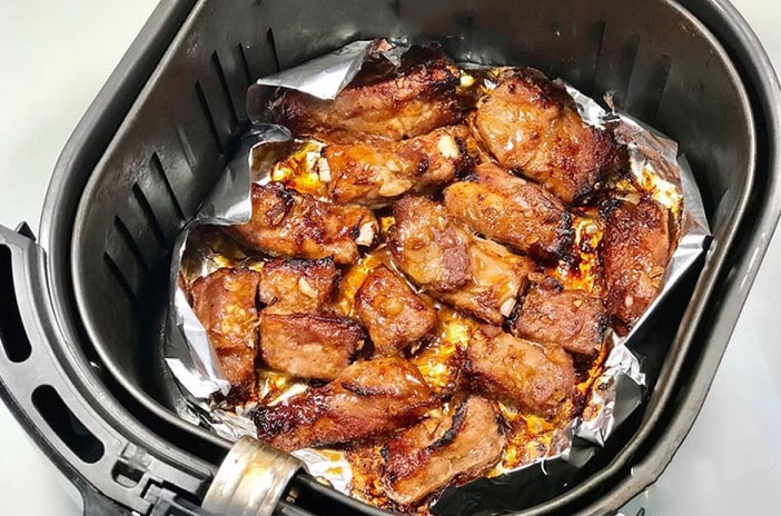 Cách nướng thịt ba chỉ bằng nồi chiên không dầu siêu dễ, siêu ngon 