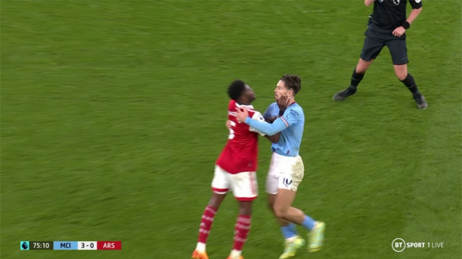 Thomas Partey quyết ăn thua đủ với Jack Grealish 2