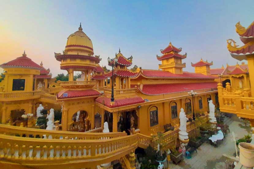 Ngôi chùa có quần thể tượng Phật đạt kỷ lục ở Cù Lao Giêng, An Giang