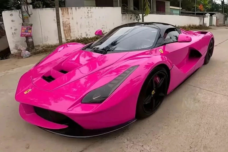 Kỹ sư Việt “hô biến” chiếc Toyota cũ nát thành siêu xe triệu đô La Ferrari