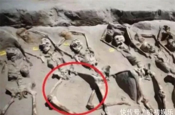 Những hài cốt được tìm thấy trong lăng mộ Tần Thủy Hoàng đều trong tư thế rất kỳ lạ. (Ảnh: Sohu)