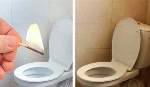 Thả một que diêm đang bốc cháy vào bồn cầu: Hoá ra lâu nay ai cũng bỏ qua cả chục lợi ích