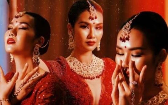 Võ Hạ Trâm khoe nhan sắc mặn mà trong trang phục Ấn Độ với những triết lý đầy sâu sắc