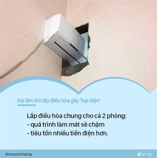 Sai lầm khủng khiếp khi lắp điều hòa: Chạy vài ngày là hỏng, chết sặc tiền điện - Ảnh 4.