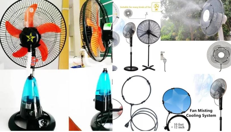 Thay vì bỏ tiền triệu mua máy lạnh đắt đỏ, chỉ 2 phụ kiện giá chưa đầy 100 nghìn chế được quạt phun sương thổi bay cơn nóng