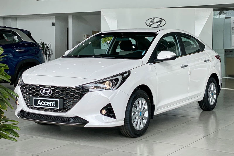 7. Hyundai Accent (doanh số: 1.050 chiếc).