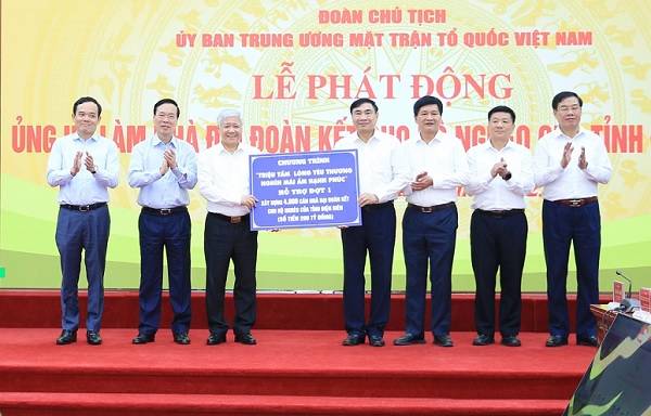 Kêu gọi ủng hộ làm nhà đại đoàn kết tặng hộ nghèo tỉnh Điện Biên 