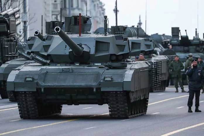 Xe tăng T-14 Armata của Nga. Ảnh: TASS