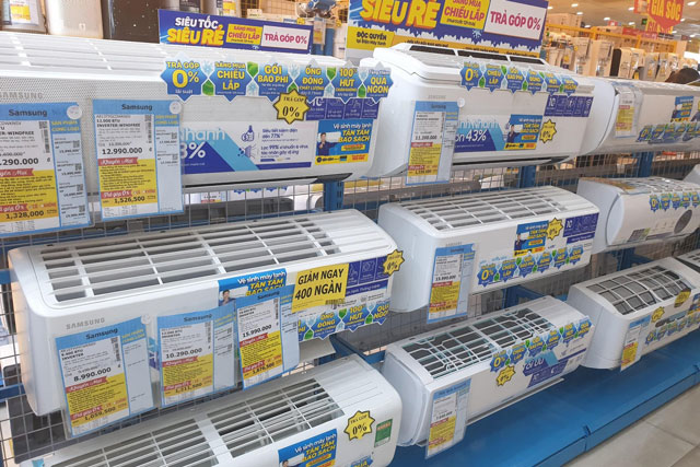 Giá điều hòa lao dốc kịch sàn tới 62%, nhiều mẫu chỉ từ 4 triệu đồng