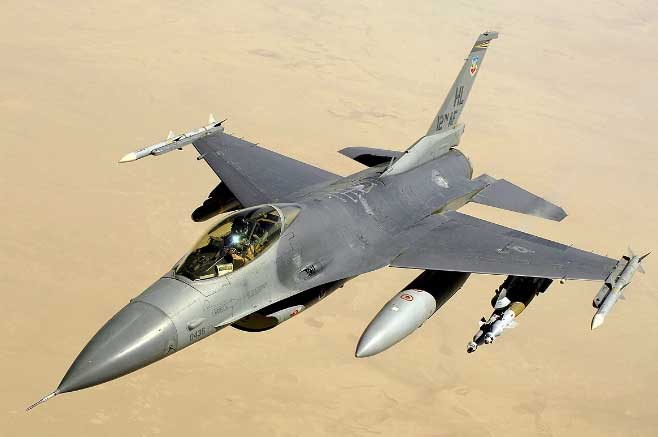 F-16 không tồn tại lâu nếu đến điểm nóng