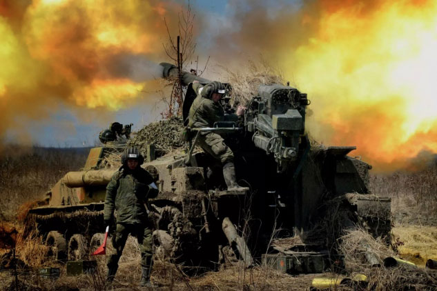 Uy lực pháo tự hành 2S5 Giatsint-S và chiến thuật “pháo binh lưu động” của Nga