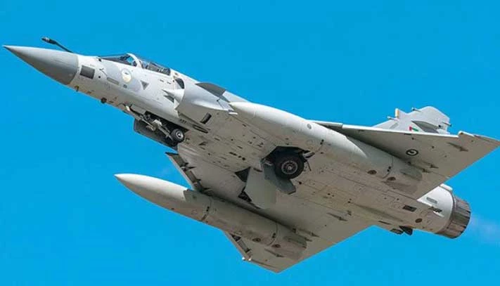 Máy bay chiến đấu Mirage 2000 của Pháp. Ảnh: Savvas Savvaidis