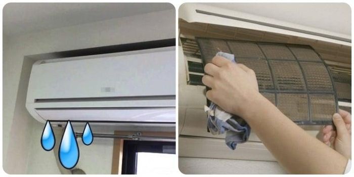 Máy lạnh bị chảy nước phải làm sao? 