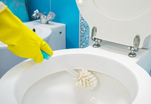 Đổ giấm nóng vào bồn cầu và để qua đêm, sáng ra gọi cả nhà xem điều đặc biệt